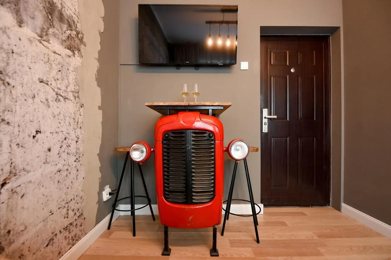 The Mini Industrial. Small Magheru Studio Apartment Bucharest Romania