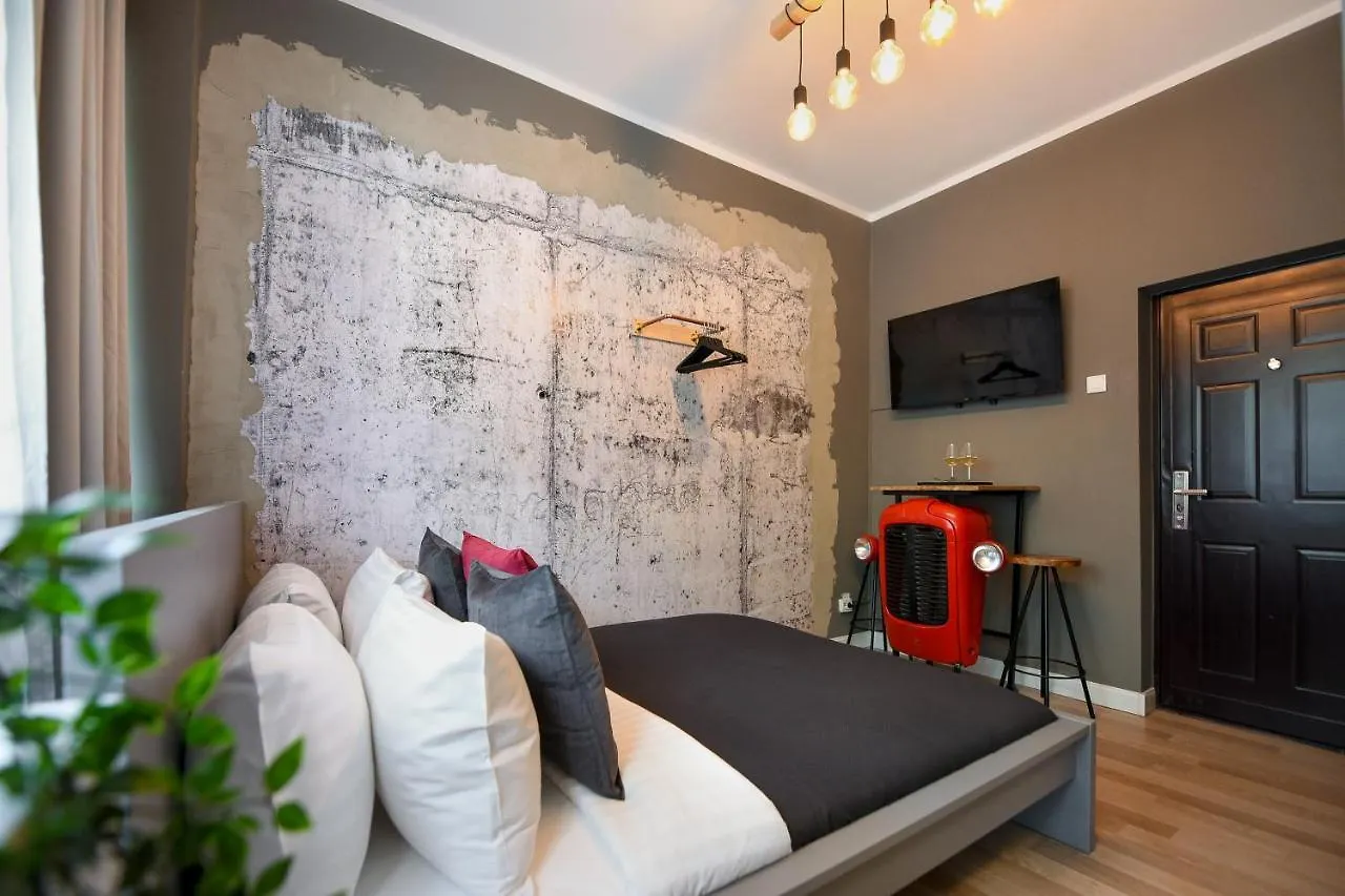 The Mini Industrial. Small Magheru Studio Apartment Bucharest Romania