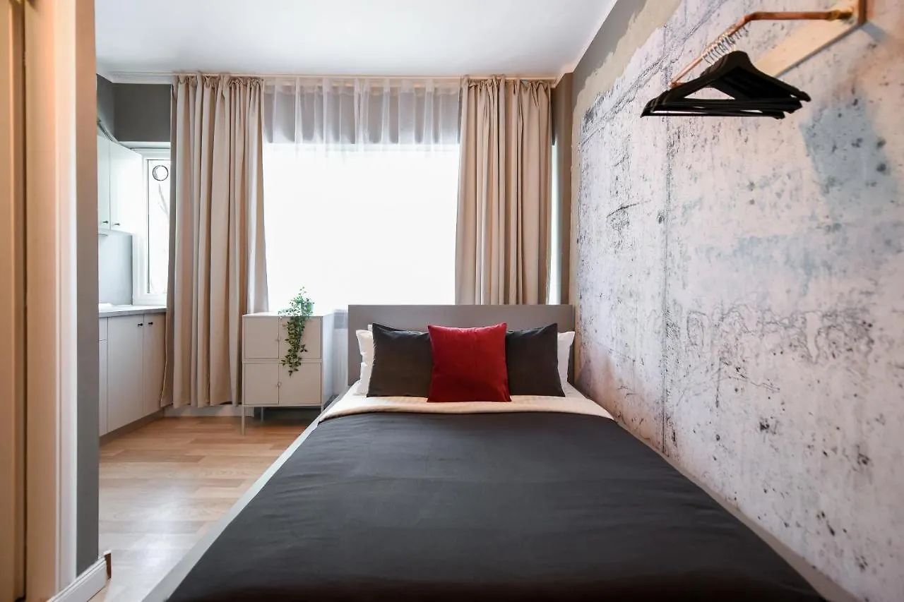 The Mini Industrial. Small Magheru Studio Apartment Bucharest Romania